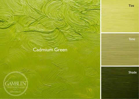 150mL Cadmium Green Gamblin 1980s