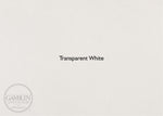 37mL Transparent White Gamblin 1980s