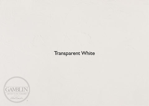 37mL Transparent White Gamblin 1980s