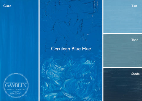 150mL Cerulean Blue Hue Gamblin Pro