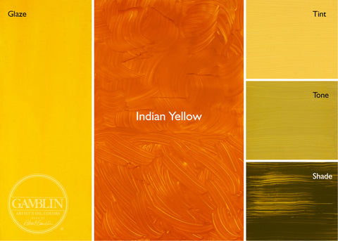 37mL Indian Yellow Gamblin 1980s