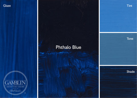 150mL Phthalo Blue Gamblin 1980s