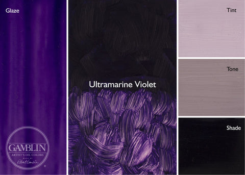 150mL Ultramarine Violet Gamblin 1980s