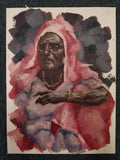 Study of an Old Lady of Jaipur
