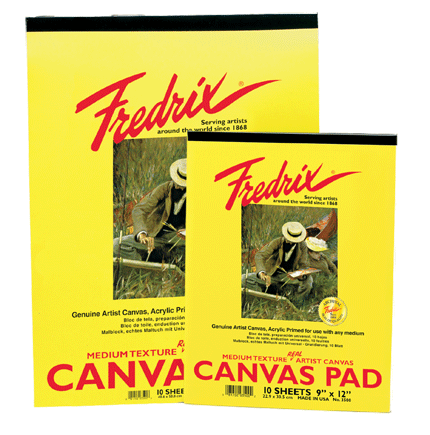 9x12 Fredrix Canvas Pad